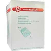 NOBAMED MULLKOMPRESSEN 10x10cm 8F steril