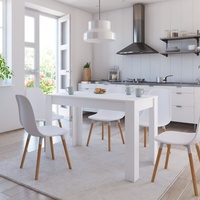 Esstisch - CLORIS - Küchentisch Esszimmer Tisch - Moderne-desgin - Weiß 120x60x76 cm