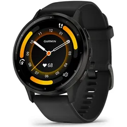 Garmin Venu 3 - 45 mm - schwarzes faserverstärktes Polymer - intelligente Uhr mi