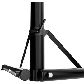 Juskys Klappbarer Fahrrad Reparaturständer, höhenverstellbar, bis 50 kg, schwarz