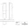 Villeroy & Boch Subway 3.0 Hochschrank 40 x 171 x 36,2 cm Brilliant White / Holz