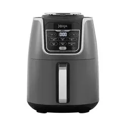 Ninja Heißluftfritteuse  5 2 Liter  6 Garfunktionen  75% weniger Fett  Max-Crisp-Technologie  grau  AF160EU