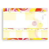 Farbspiel Schreibtischunterlage aus Papier DIN A2| 50 Blatt zum Abreißen aus der Art.Collection von Stay Inspired