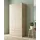 Priess Wäscheschrank Barcelona 94 x 193 x 54 cm Beige/Braun
