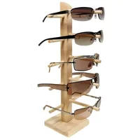 Yudu Brillenetui Brillenständer Brillenpräsenter für Brillen Holz-Ständer 36.5 cm