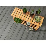 NATURinFORM GmbH Terrassendielen Terrassendiele WPC DIE EXKLUSIVE 140 MD Dolomitgrau Massivprofil, BxL: je 14x400 cm, 21 mm Stärke grau 14 cm x 400 cm
