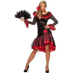Spanisches Flamenco Tänzerin Kleid Rot - 38
