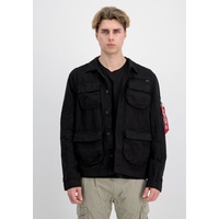 Alpha Industries Ripstop Cargo Overshirt (136123) schwarz