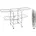 Standtrockner BxH 186 x 58 cm Metall silberfarben