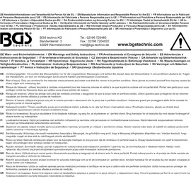 BGS Lochkreis-Messschieber 8367