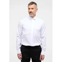 Eterna Slim Fit Cover Shirt in weiß