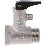 JAGETRADE Brass G1/2" DN15 0.7mpa Pressure Safety Relief Valve for Electric Water Heater