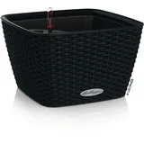 LECHUZA Bacino Cottage Komplettset 30 x 30 x 18 cm graphitschwarz