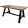 MASSIVMOEBEL24.DE Altholz 220 x 76 x 100 cm mehrfarbig
