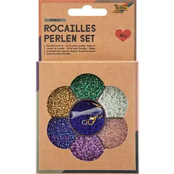 folia Perlen-Set Mermaid mehrfarbig