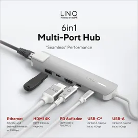Linq 6 Ports), USB-C Multiport Hub 140W