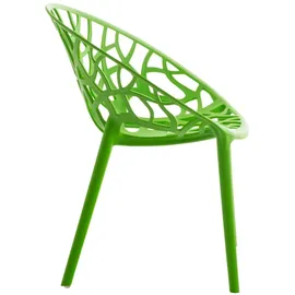 CLP Gartenstuhl Hope Sessel 59 x 59 x 80 cm grün 2 St.