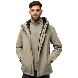 Jack Wolfskin Herren Altenberg 3in1 Jkt M, Linen, 3XL EU