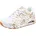 Damen UNO Love Sneaker White and Multi Metallic Heart Print Durabuck 42