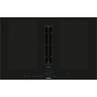 Siemens EX87BNX68E - iQ700, Kochfeld mit Dunstabzug (Induktion), 80 cm, mit Rahmen, aufliegend