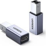 Ugreen USB C auf USB B Adapter Typ C, USB B), Mobilgerät Adapter grau