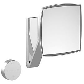 Keuco iLook_move Kosmetikspiegel 17613039002 Bronze gebürstet, UP-Transformator, Wandmodell, beleuchtet, 200 x 200 mm