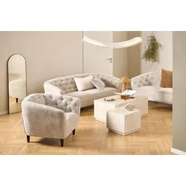 Actona Couch Stoff 3-Sitzer Beige