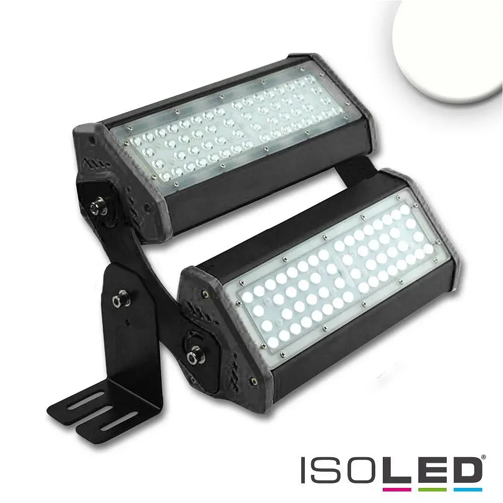 ISOLED LED Fluter/Hallenleuchte LN 2x 50W 30°*70°, asymmetrisch, IP65, 1-10V dimmbar, arretierbar, 4000K 12800lm ISO-113747