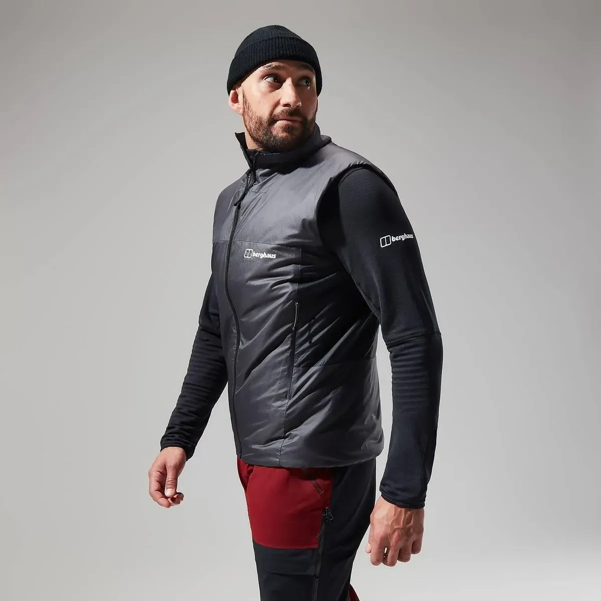 Berghaus M MTN Arete LB Synthetic Vest Gry/Blk grey pinstripe/jet black (CU3) M