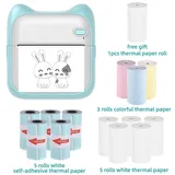 Mini-taschenfotodrucker, Tragbarer Thermodrucker, 203 Dpi, Kabellose Bluetooth-verbindung Für Pictur-bl-6-
