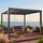 Mendler Pergola MCW-L46 Anthrazit 10 cm Alu-Gestell 3 x 4 m