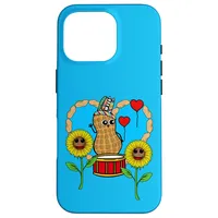 Hippie Erdnuss Erdnüsse Sonnenblumen Trommel Kinder Kind Hülle für iPhone 16 Pro