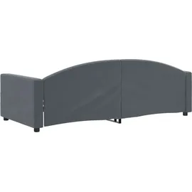 vidaXL Tagesbett 90 x 200 cm Dunkelgrau