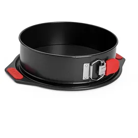 WOLL Bakeware Springform Ø 24 cm, mit auslaufsicherem Boden, Schnellverriegelung und hitzebeständigen Silikongriffen bis 230°C, PFAS-frei, zweilagige Antihaftbeschichtung