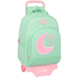 Schulrucksack mit Rädern BlackFit8 Moon Grün – Funktional und nachhaltig