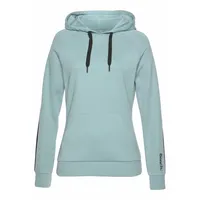 Bench. Loungewear Kapuzensweatshirt Damen mint-schwarz Gr.40/42