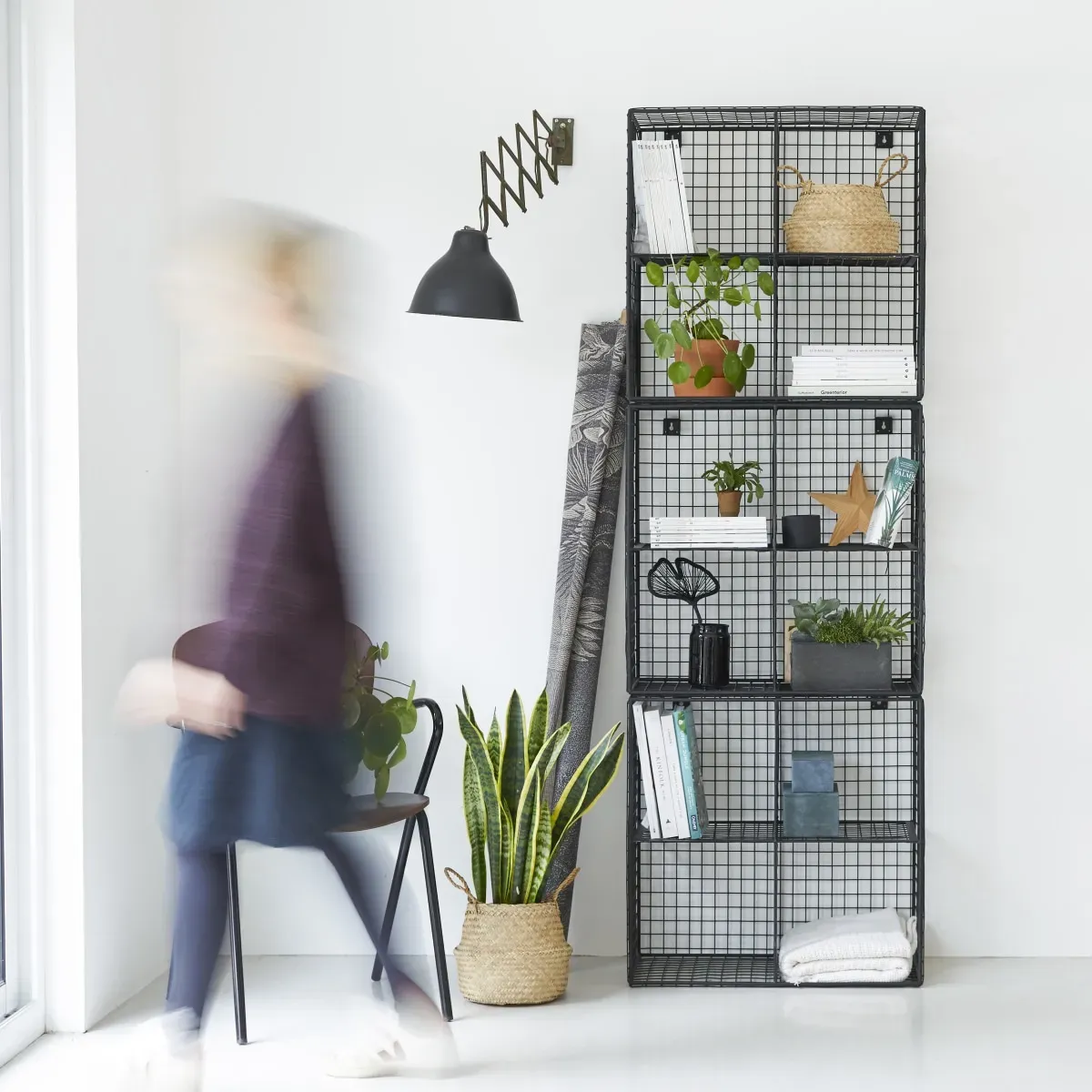 Bücherregal Sona aus Metall mit 3 Modulen