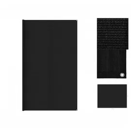 vidaXL Zeltteppich 400x500 cm Schwarz