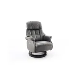 MCA Furniture Relaxsessel COMFORT Relaxer Fernsehsessel XL elektrisch - versch. Farben - Schlamm/Schwarz