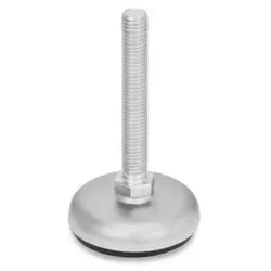 31-50-M8-50-B1-S Edelstahl-Stellfüße, mit Gummiauflage