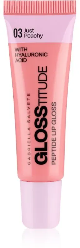 Gabriella Salvete Glosstitude Peptide Lip Gloss Hydratisierendes Lipgloss Farbton 03 Just Peachy 10 ml