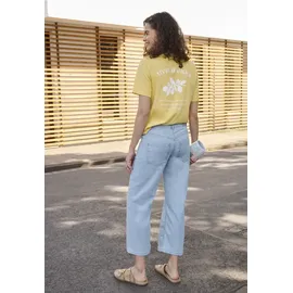 street one studio Street One 7/8 Mid Waist Wide Leg Jeans im Loose Fit - Blau