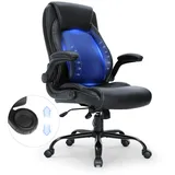 Vevor Chefsessel Kunstleder Schwarz