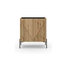 xonox Kommode Neo 80 x 91 x 40 cm Schwarz