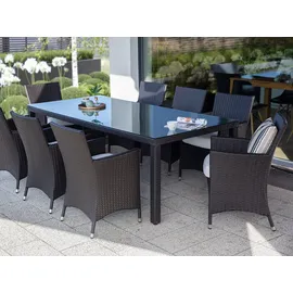 Beliani 4er-Set Sessel Italy
