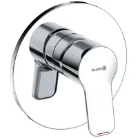 Kludi PURE&EASY Unterputz-Brause-Einhandmischer, Wandmontage, 28 l/min, Chrom, 377550565