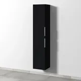 Sanipa 3way Hochschrank 35 x 170 x 34,5 cm Schwarz Metall/MDF/Spanplatte