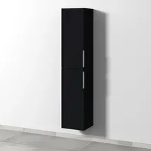 Sanipa 3way Hochschrank 35 x 170 x 34,5 cm Schwarz Metall/MDF/Spanplatte