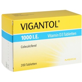 Merck Vigantol 1.000 I.E. Vitamin D3 Tabletten 200 St.