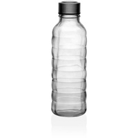 Versa Flasche 500 ml Transparent Glas Aluminium 7 x 22,7 x 7 cm